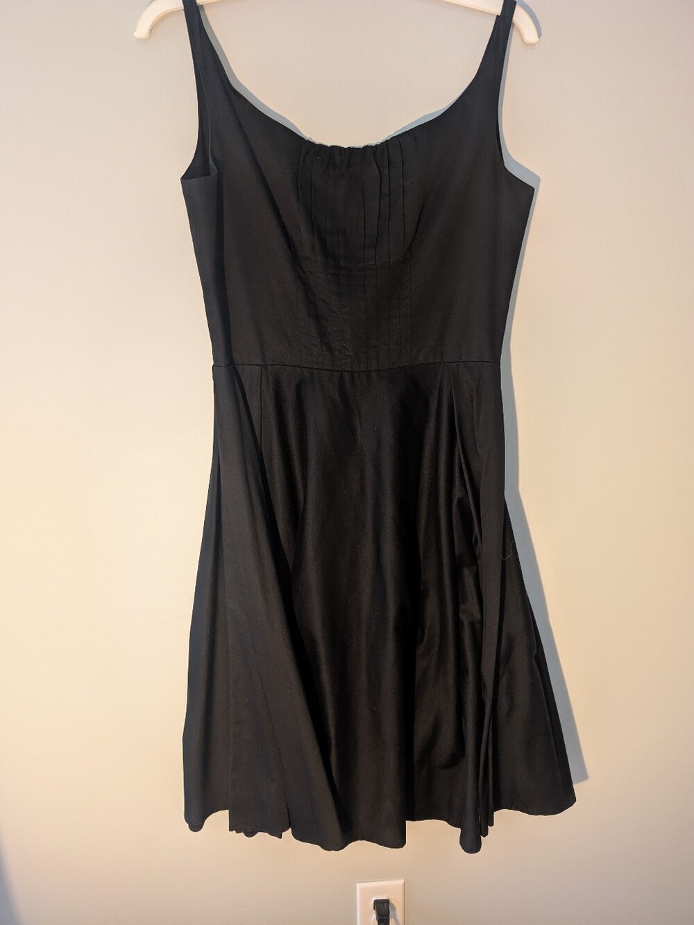 Odille Black Fit And Flare Dress